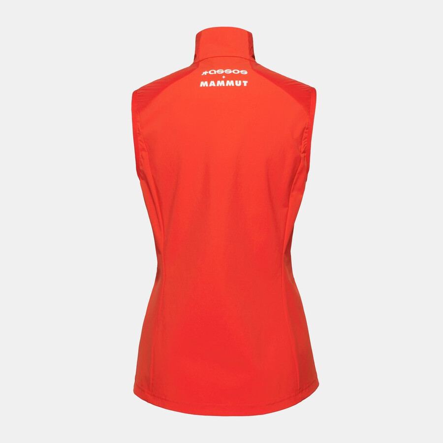 assos x mammut ml hybrid vest dames mammut rood