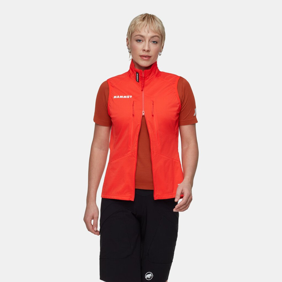 assos x mammut ml hybrid vest dames mammut rood