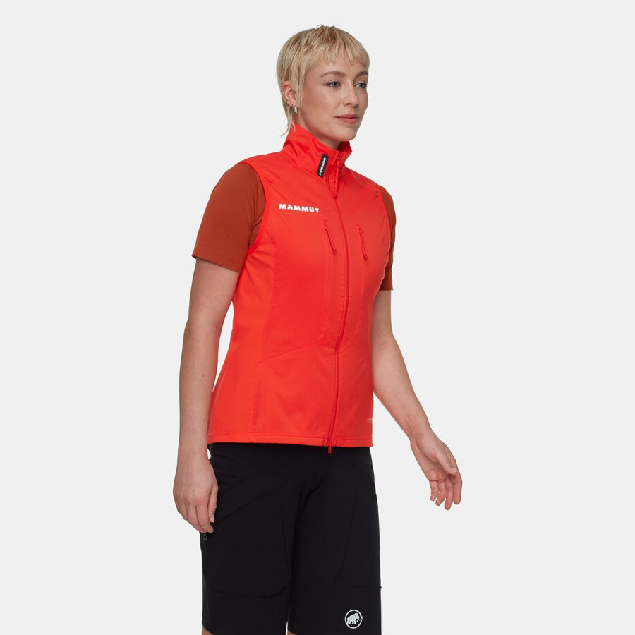 assos x mammut ml hybrid vest dames mammut rood