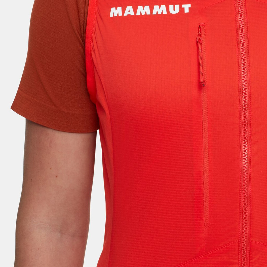 assos x mammut ml hybrid vest dames mammut rood