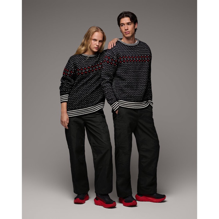 mammut x cabourn direttissima wool ml sweater zwart marineblauw