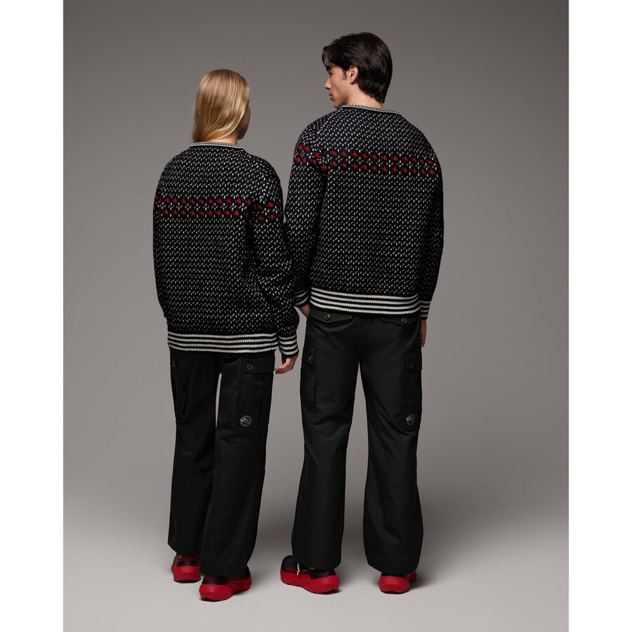 mammut x cabourn direttissima wool ml sweater zwart marineblauw