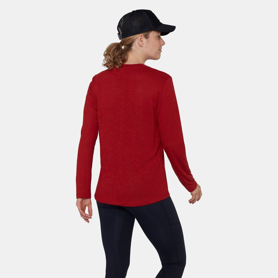 massone light longsleeve dames vin