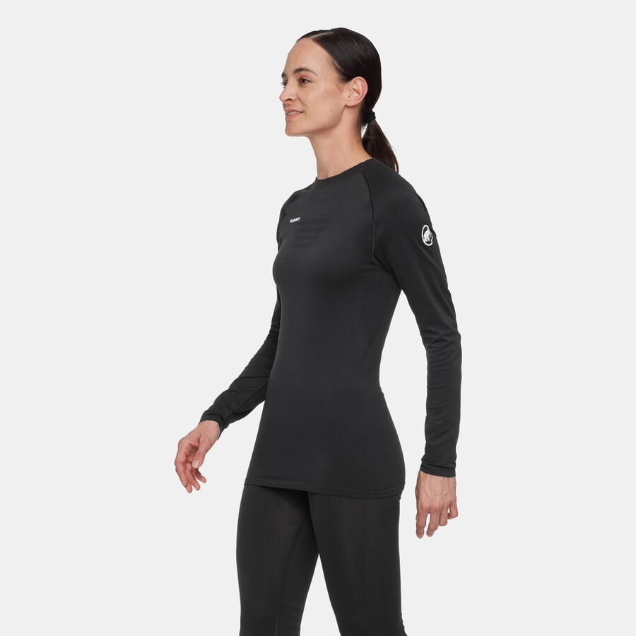 all-mountain seamless bl longsleeve mid dames zwart