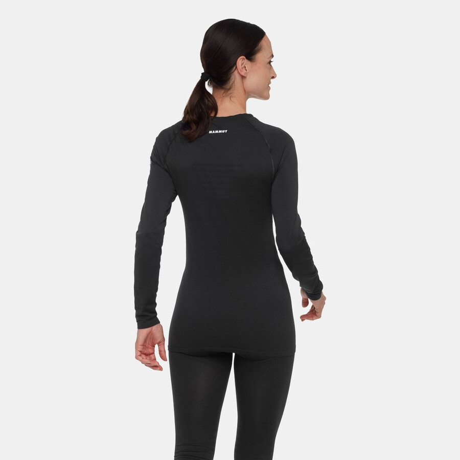 all-mountain seamless bl longsleeve mid dames zwart