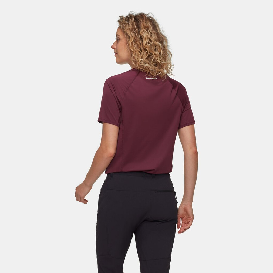 selun fl t-shirt voor dames met logo in zilvergroen