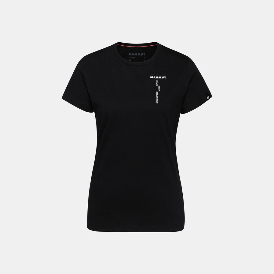 flash t-shirt voor dames zwart
