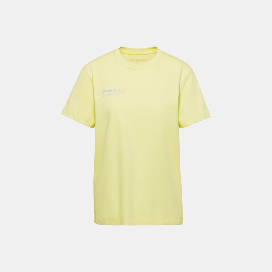 mammut base t-shirt dames multi-pitch holunder