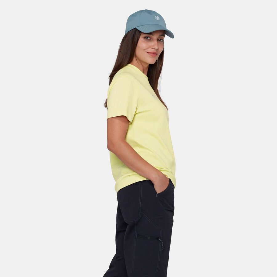 mammut base t-shirt dames multi-pitch holunder