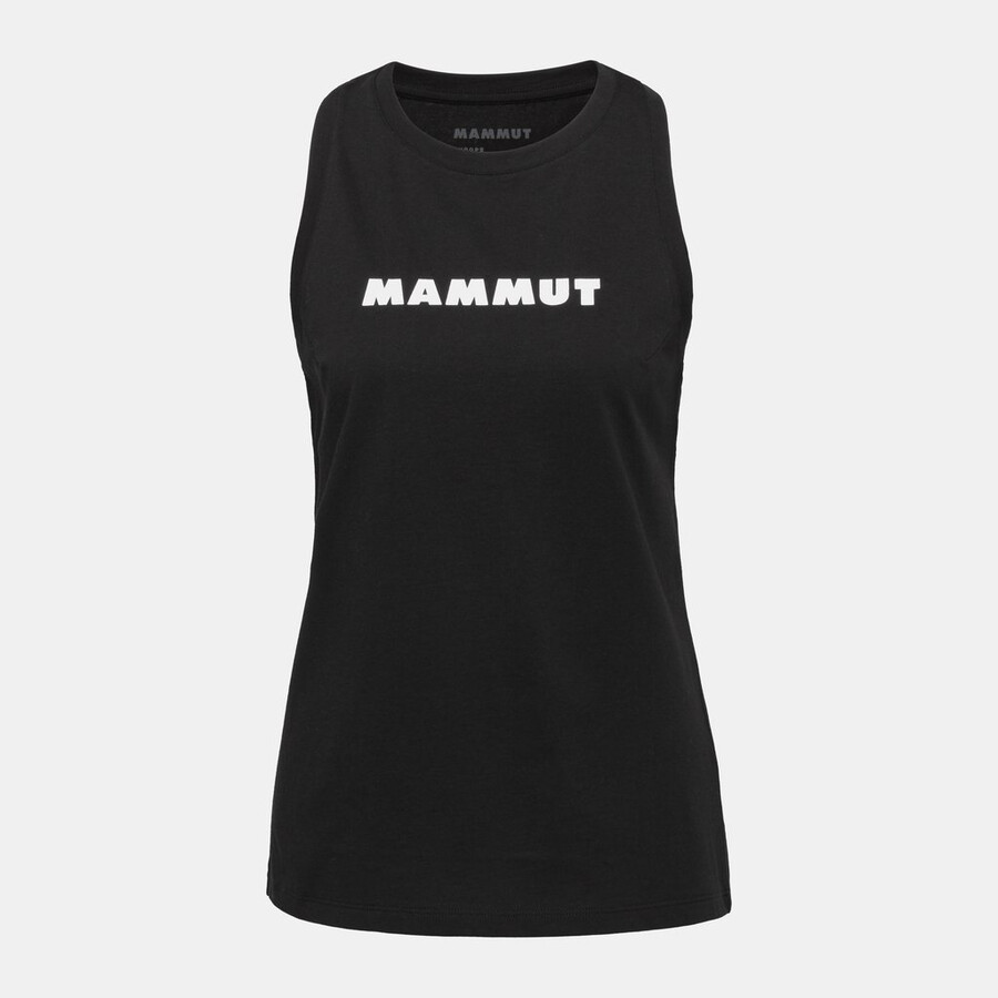 mammut core tanktop voor dames met logo zwart