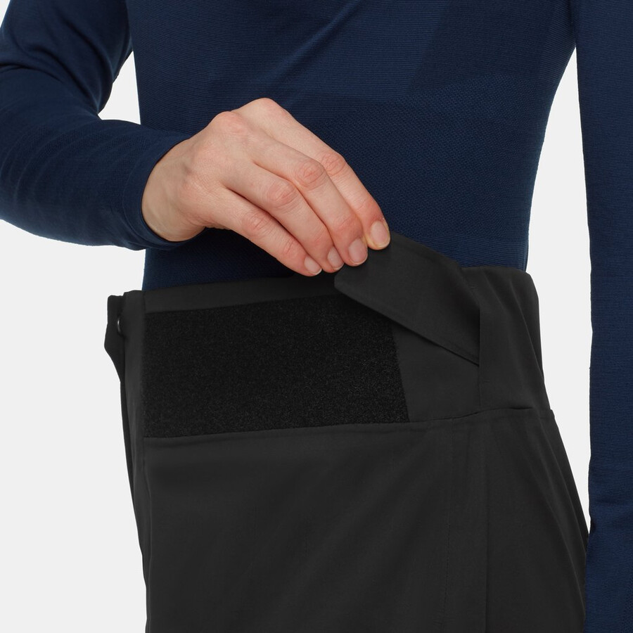 haldigrat light hs broek voor dames zwart