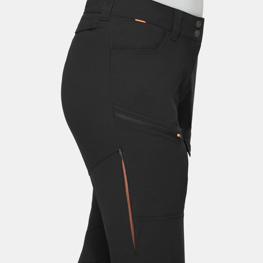 zinal hybrid broek voor dames zwart