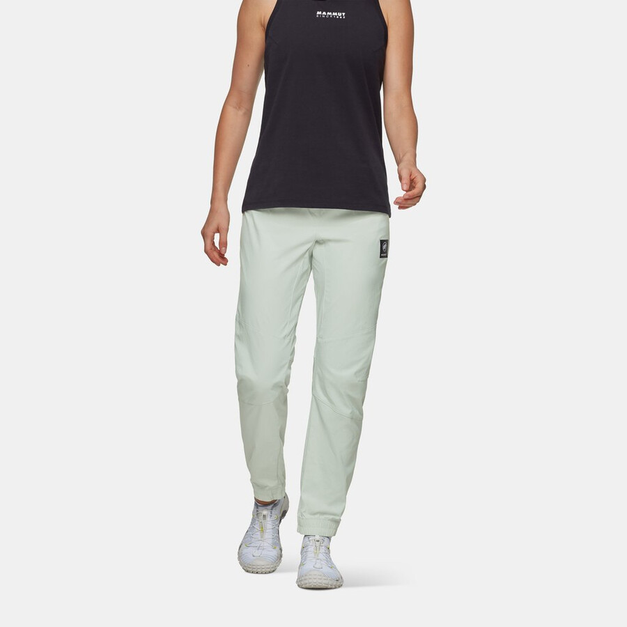 massone lichte broek dames zilvergroen