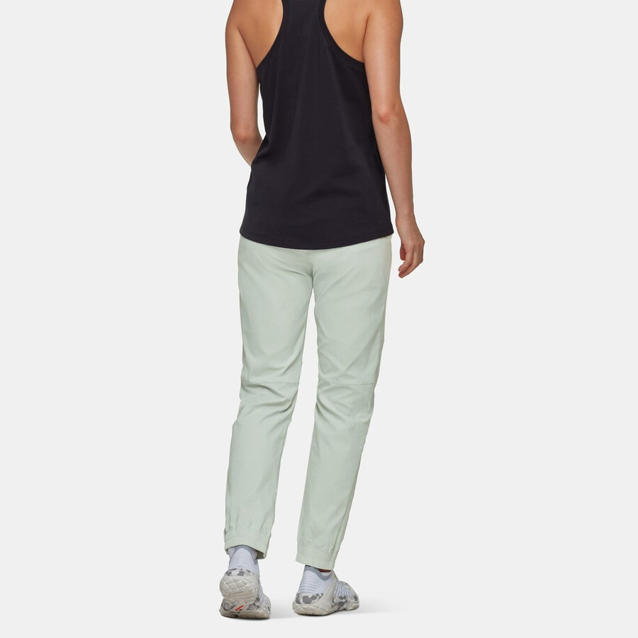 massone lichte broek dames zilvergroen