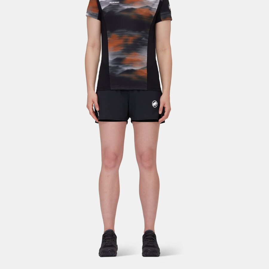 aenergy tr 2-in-1 shorts voor dames zwart
