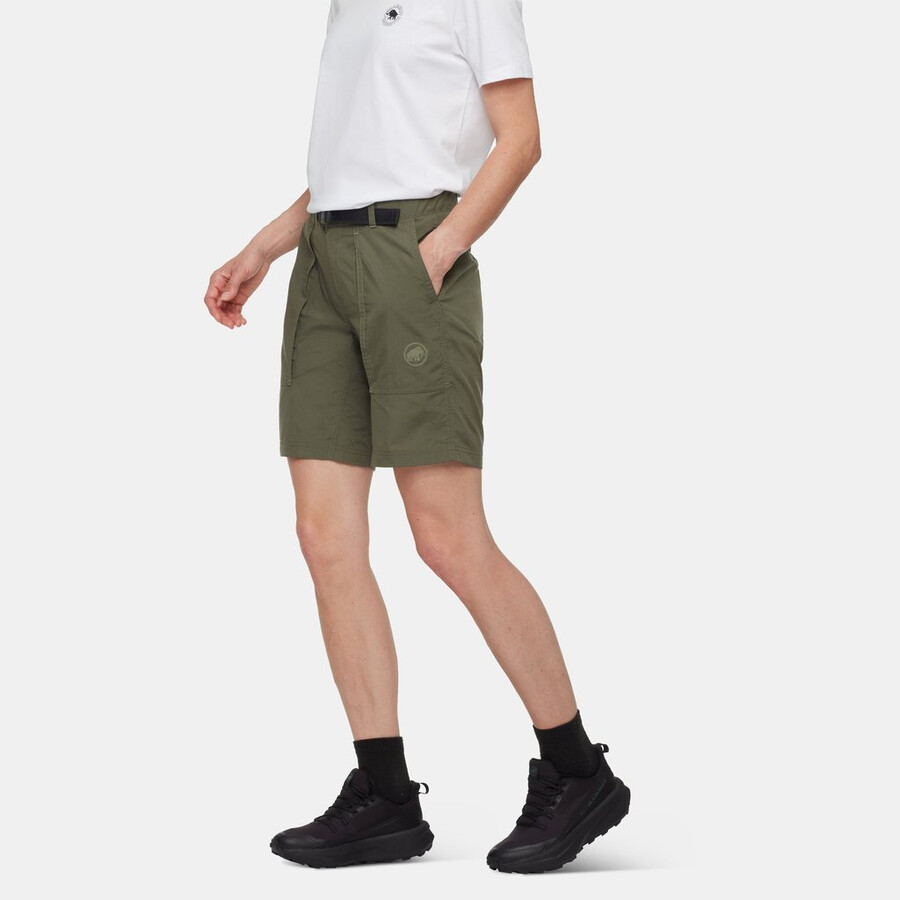 wandelbroek met cargozakken voor dames zwart
