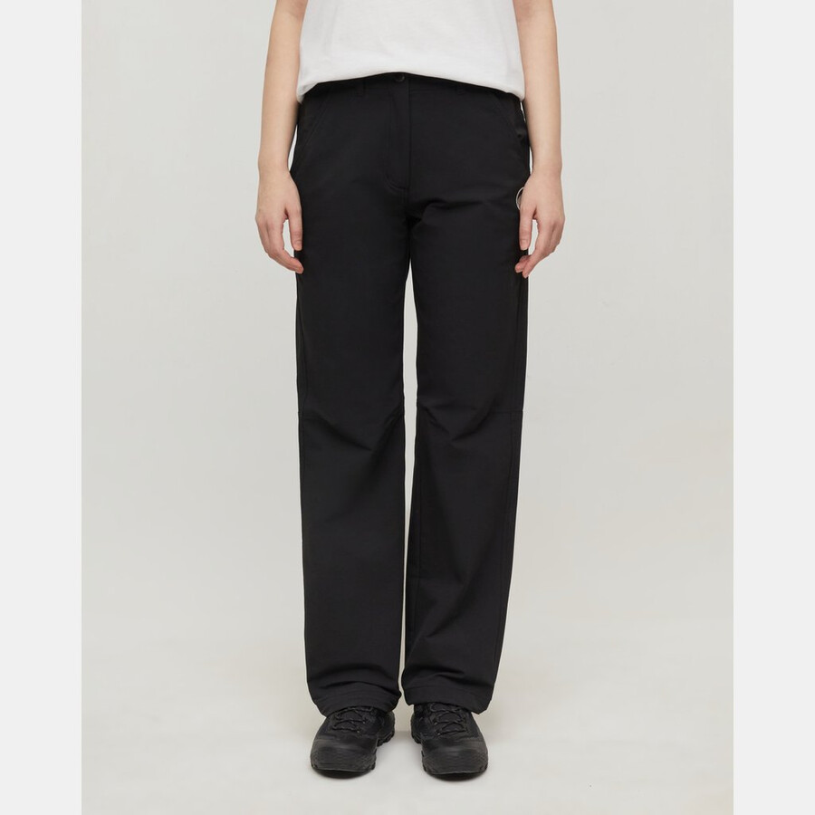 valley winterbroek voor dames met plooien zwart