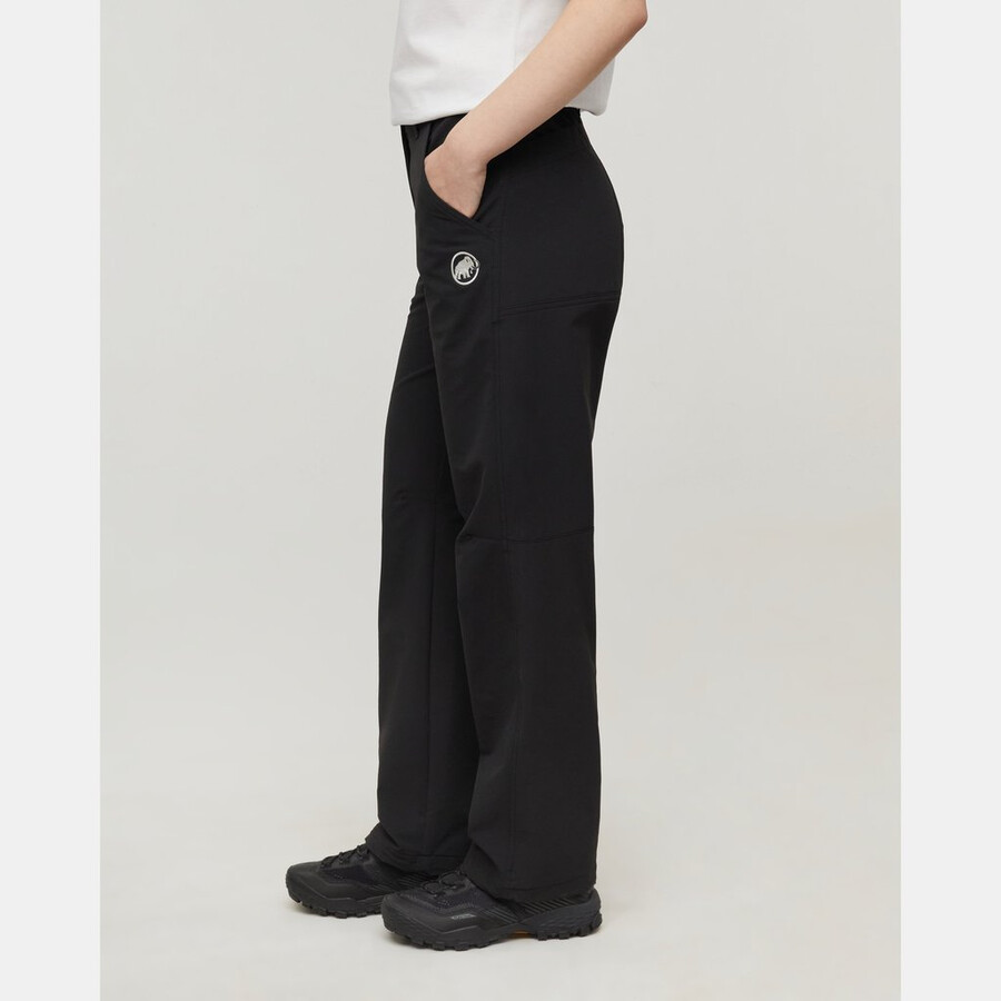 valley winterbroek voor dames met plooien zwart