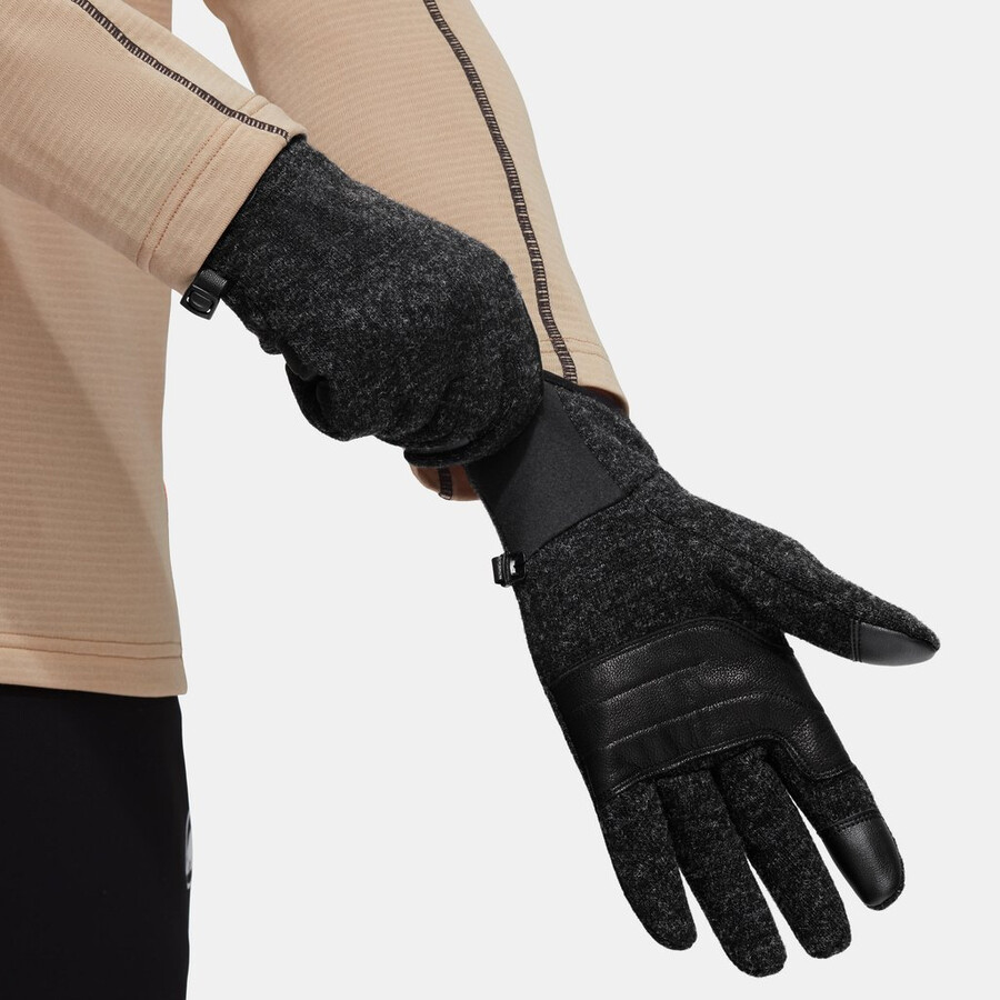 passion glove zwart melange