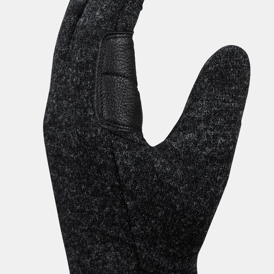 passion glove zwart melange