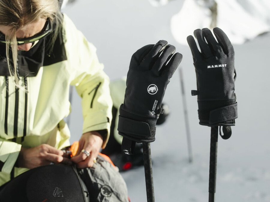 astro guide so glove claystone-zwart
