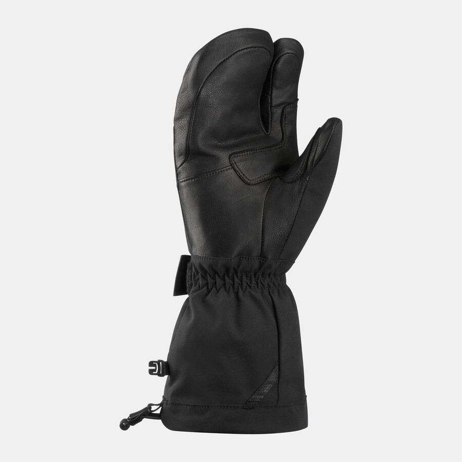 eiger nordwand warm 3-vingerhandschoen zwart