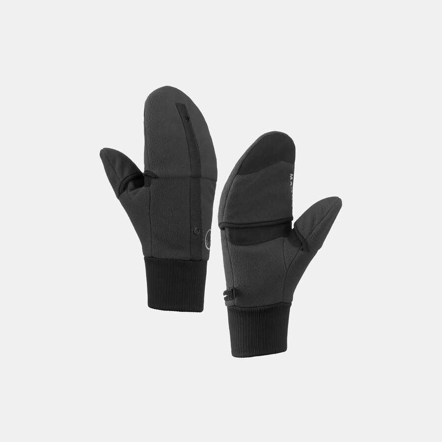 shelter so convertible mitten zwart