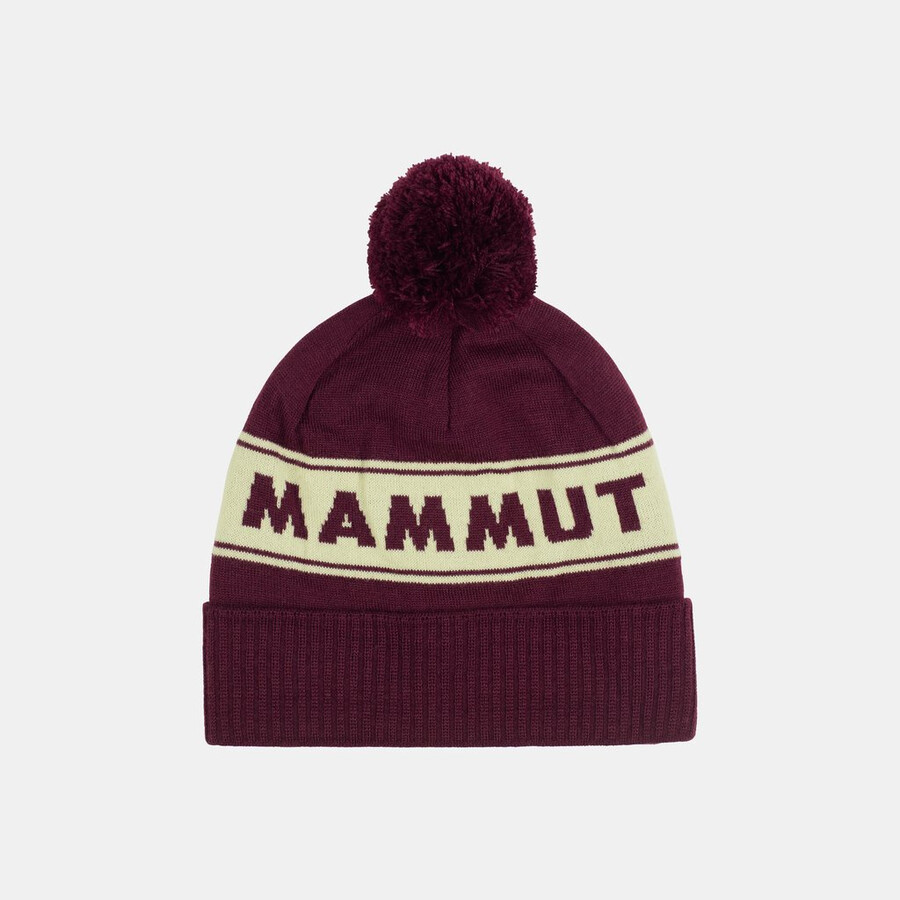 peaks beanie zwart-wit
