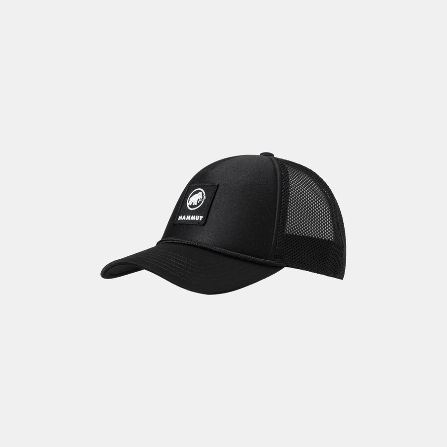 crag cap-logo in zwart