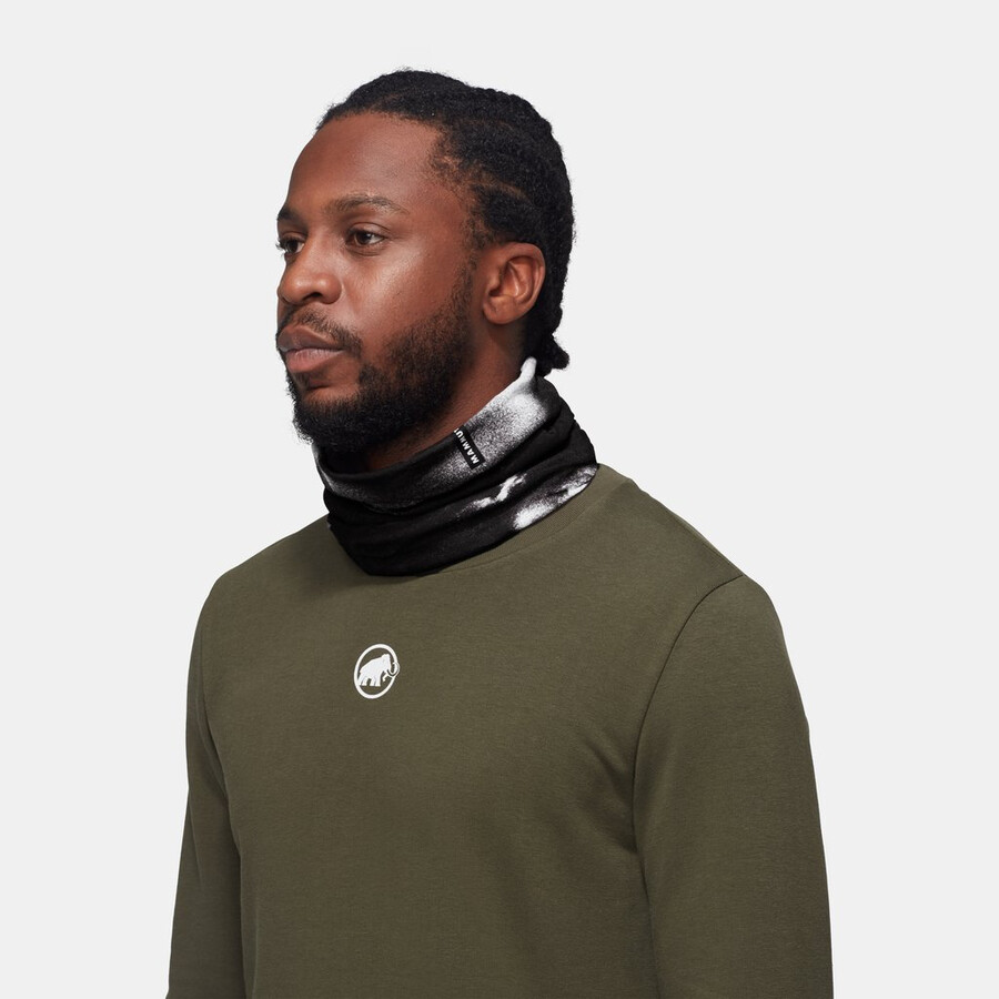 fleece nekwarmer zwart-wit