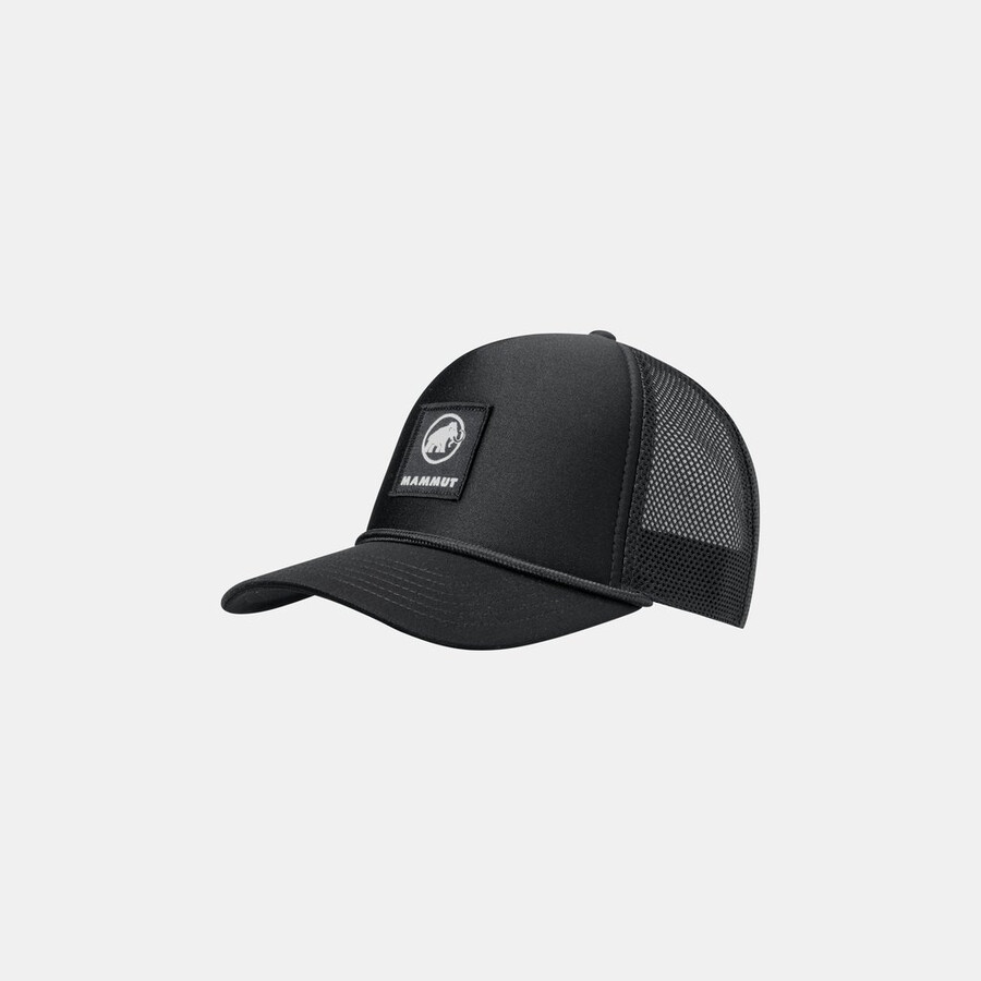 crag cap lo logo zwart