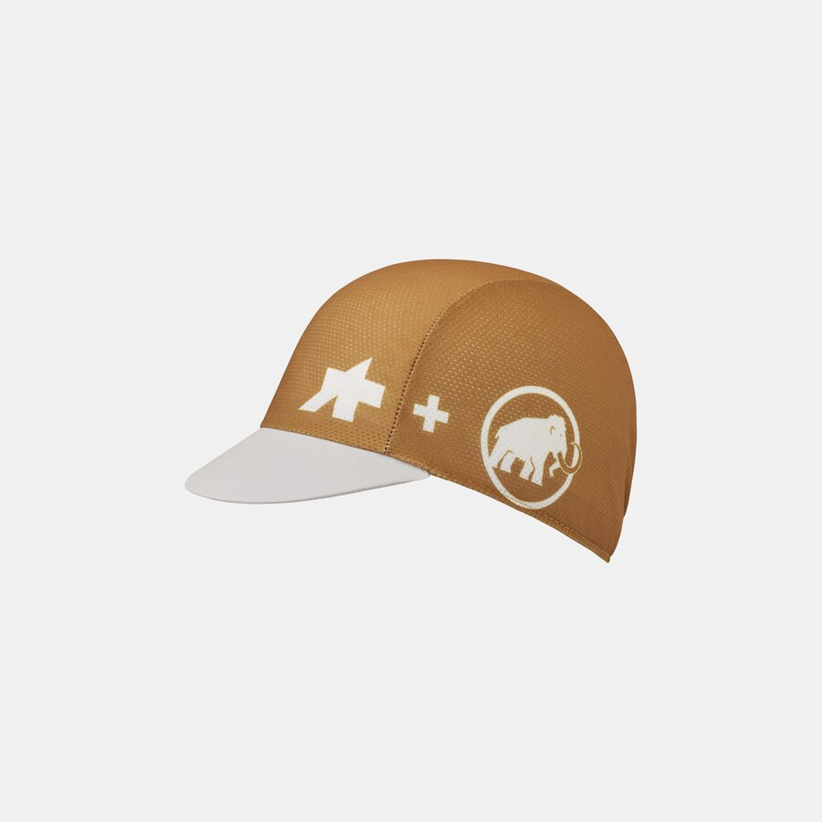 assos x mammut cap natuurlijk bruin-beige