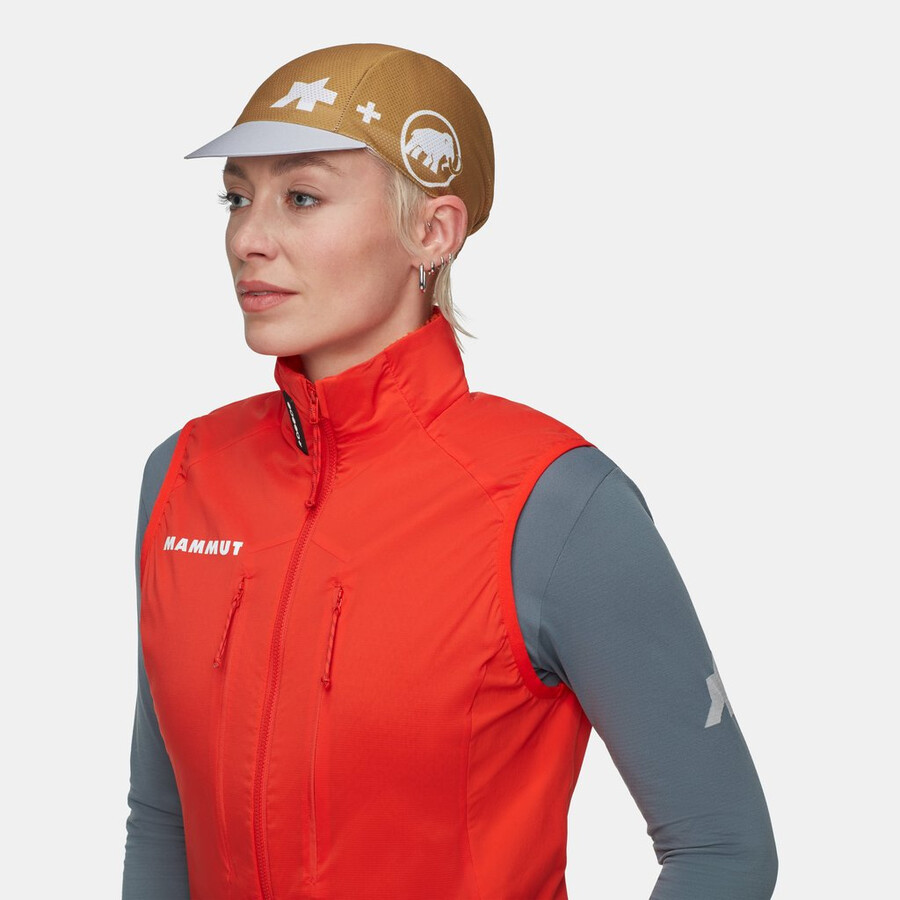 assos x mammut cap natuurlijk bruin-beige