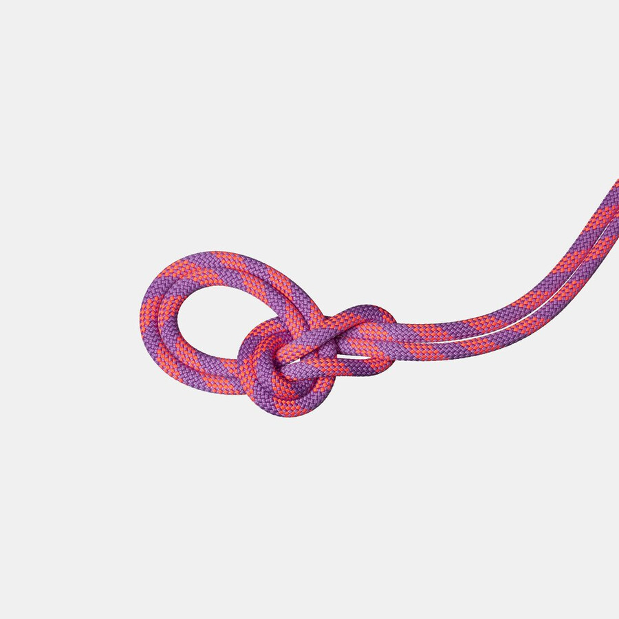 9.5 crag dry rope duodess 70m lavandin-vibrant orange