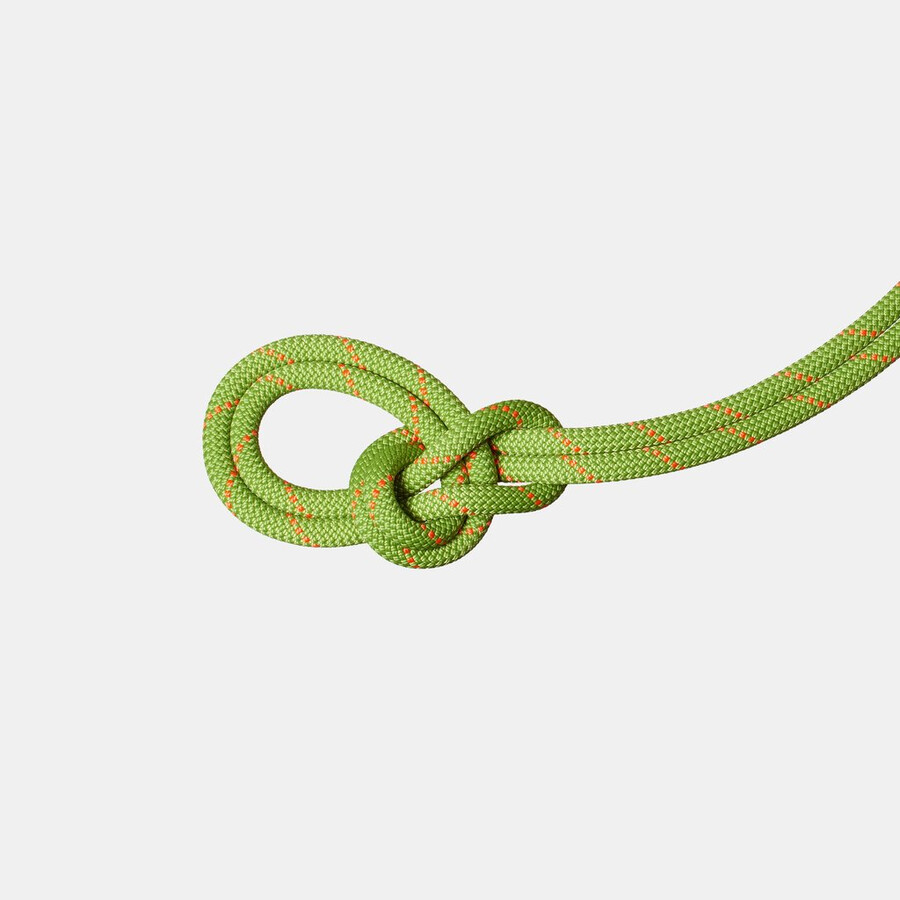 9.8 crag recycled classic rope 80m golf-vibrant orange