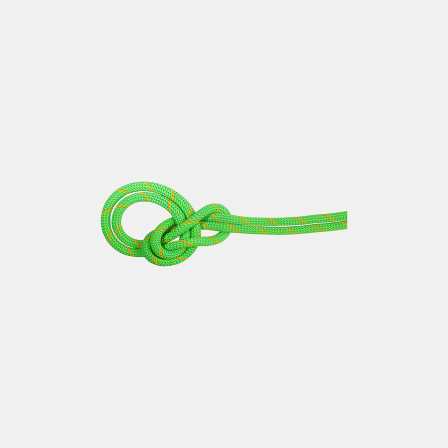 9.5 crag dry rope 70m neon groen-oceaan
