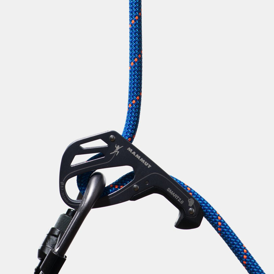 9.5 rotswand droog touw 80m blauwe oceaan