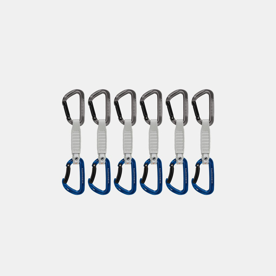 workhorse keylock 12 cm 6-pack snelsluitingen grijs-roze