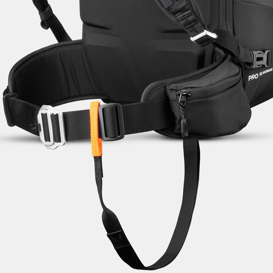 pro 35 dames met verwijderbare airbag 3.0 zwart