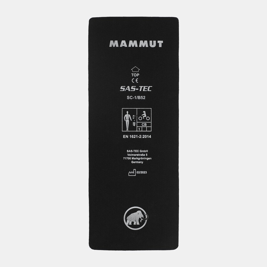 mammut rugbeschermer zwart