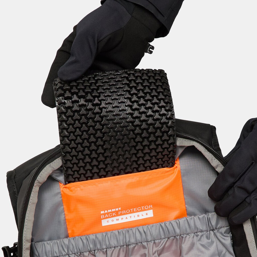 mammut rugbeschermer zwart