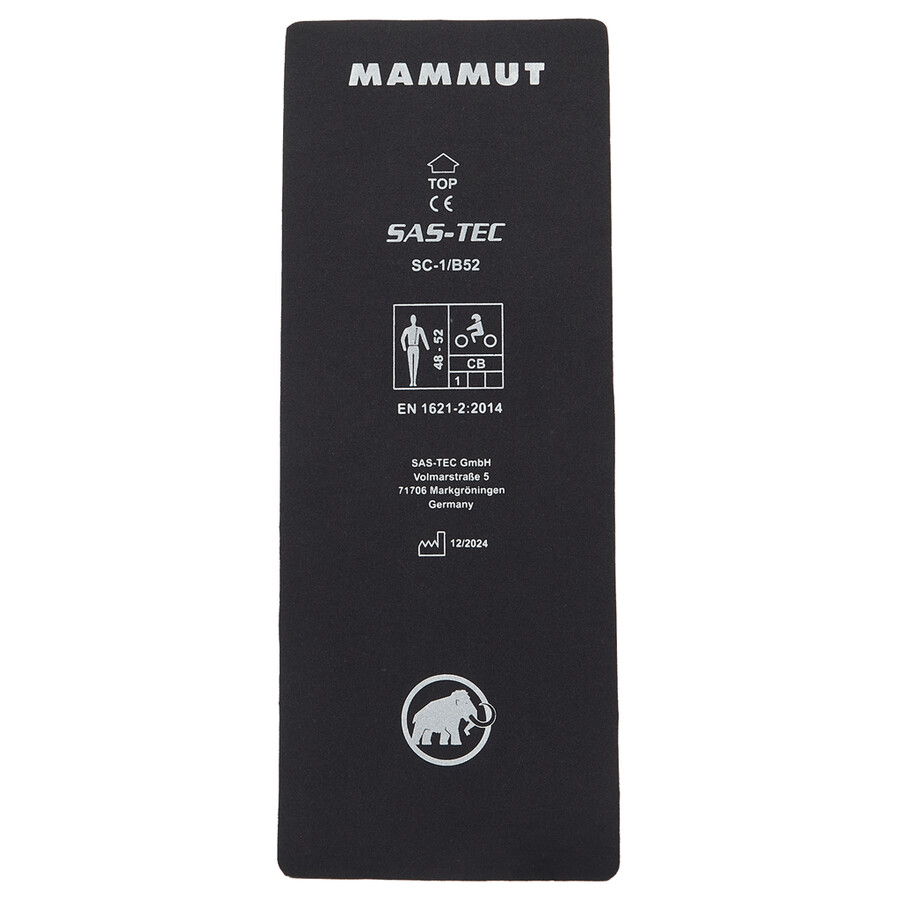 mammut rugbeschermer zwart