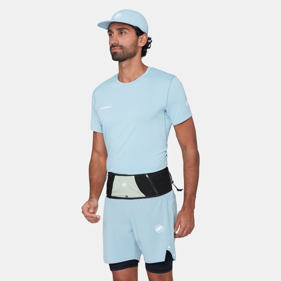 aenergy trail belt zwart-zilver salie