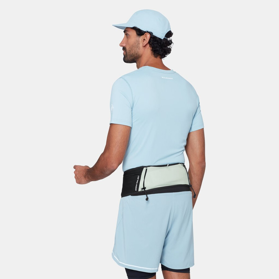 aenergy trail belt zwart-zilver salie