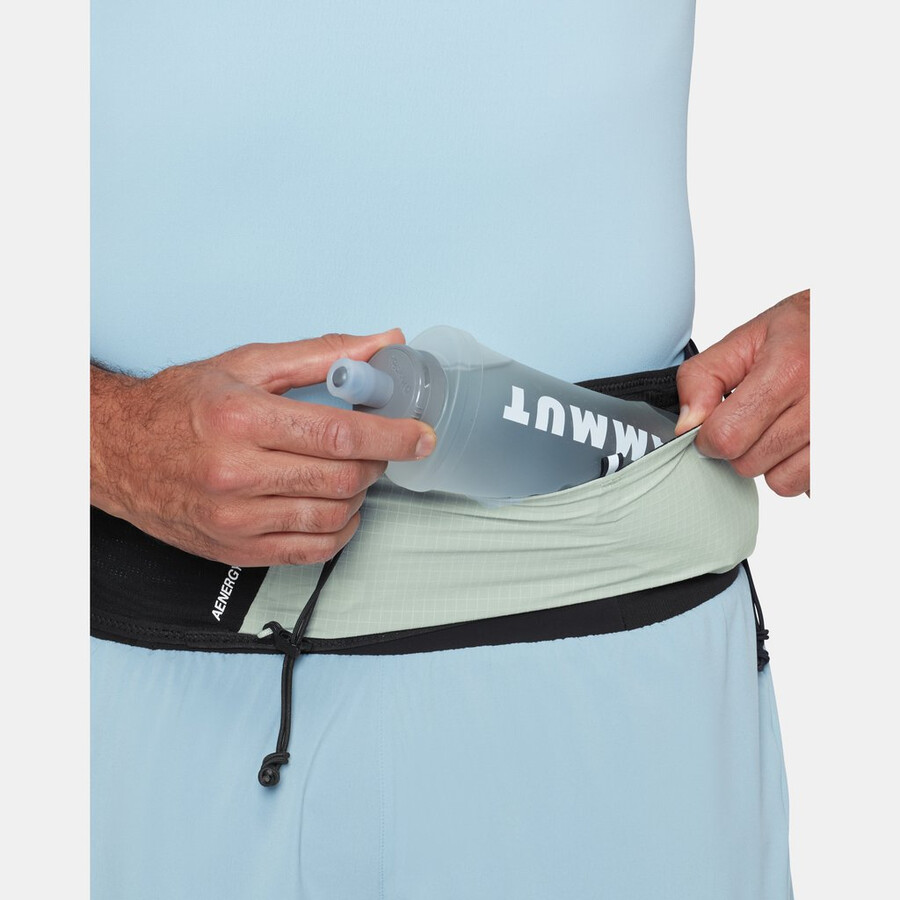 aenergy trail belt zwart-zilver salie