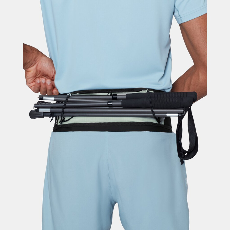 aenergy trail belt zwart-zilver salie