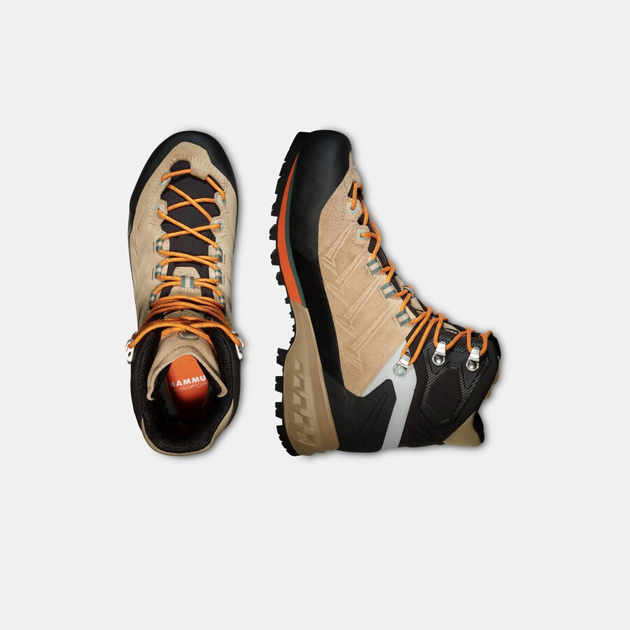 kento tour high gtx dames savannah-donkere mandarijn