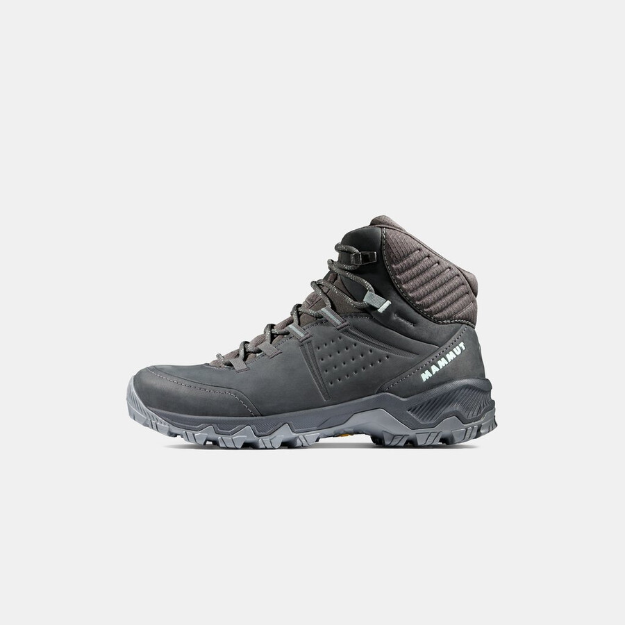 nova iv mid gtx dames zwart-bloedrood