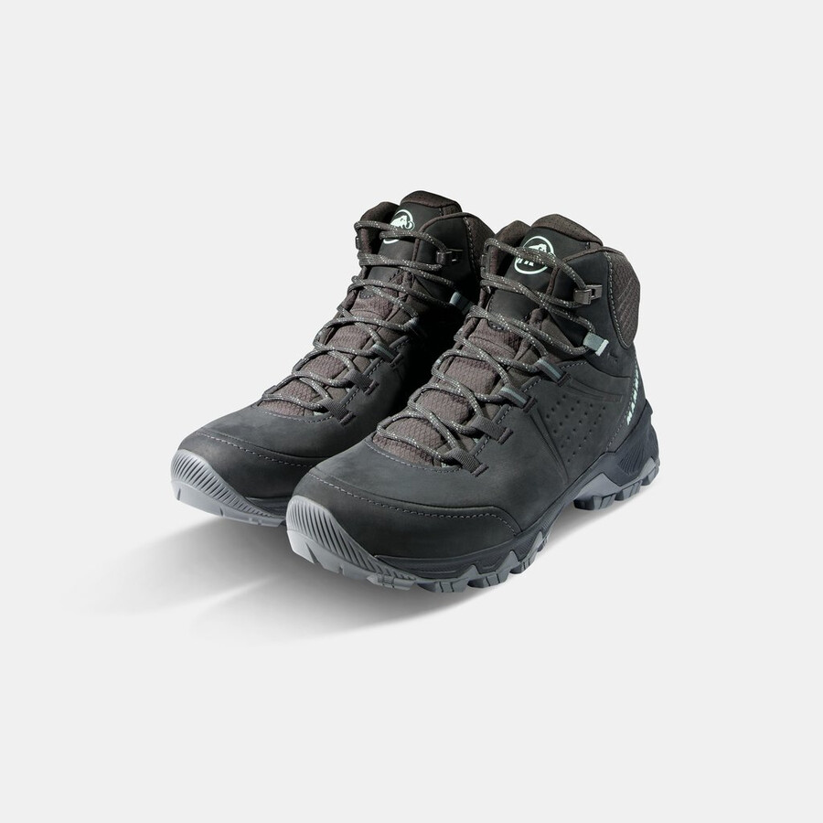 nova iv mid gtx dames zwart-bloedrood